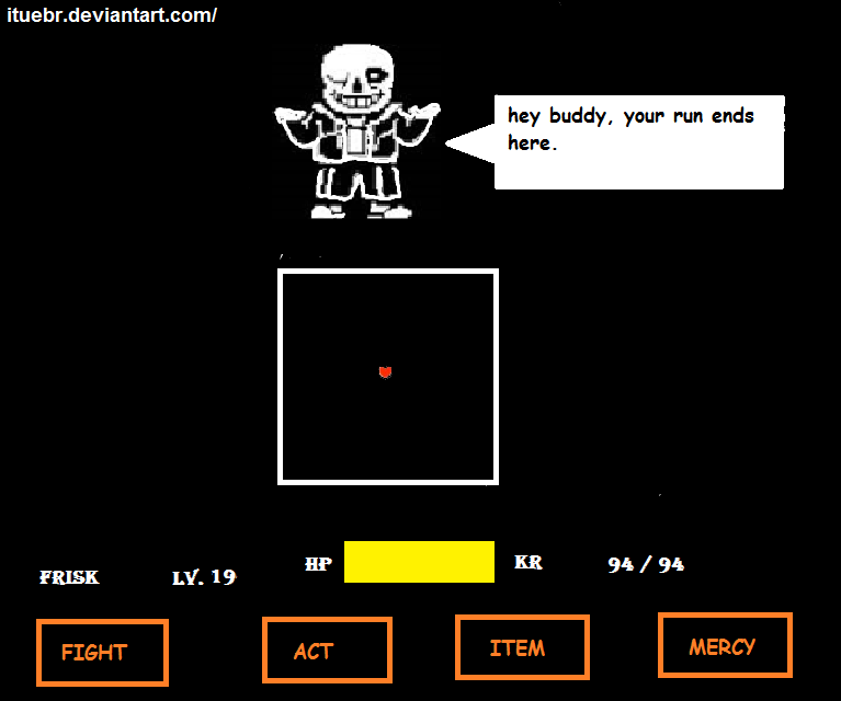 Dialogue That Might Play When You Fight Sans by ItsWolven on DeviantArt