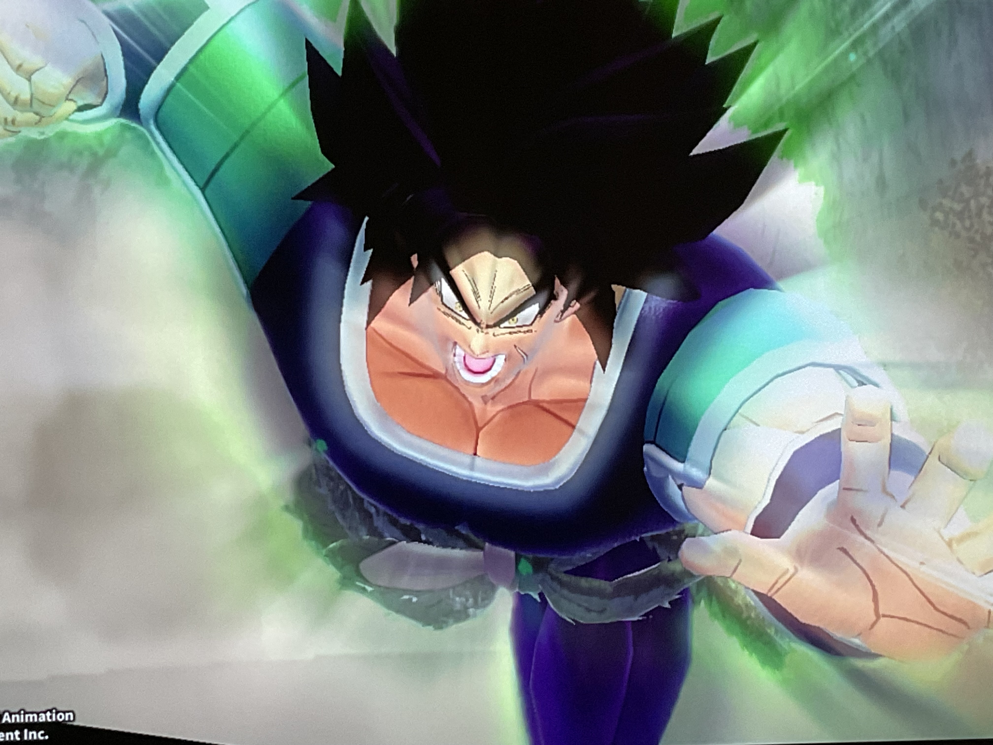 Broly rages into action. by cyber-space on DeviantArt