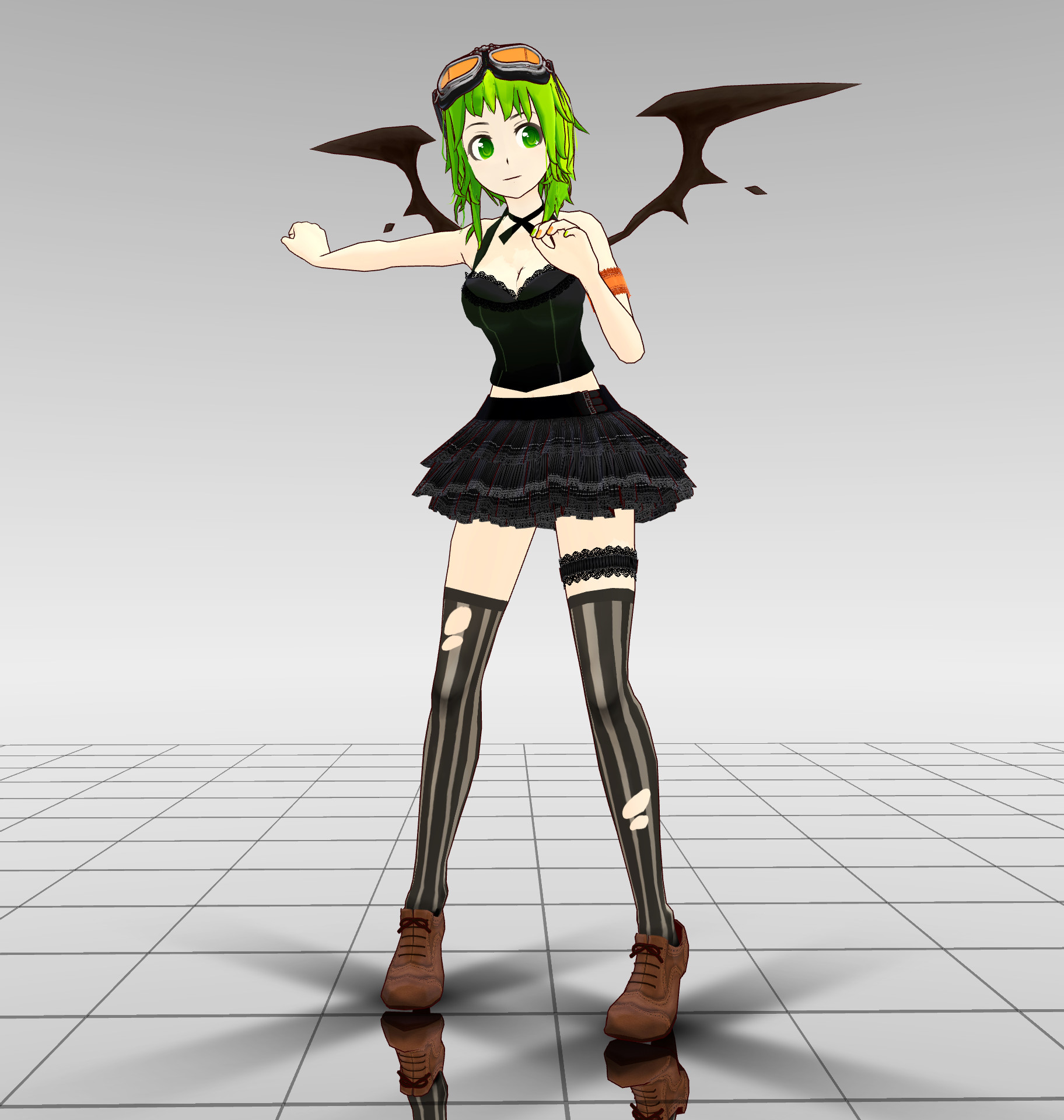 Zeze Gothic Gumi MMD download