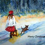 Coming Home for Christmas ~ Watercolor by Yanni