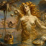 Aphrodite's Golden Dissolution - Dali's Dream
