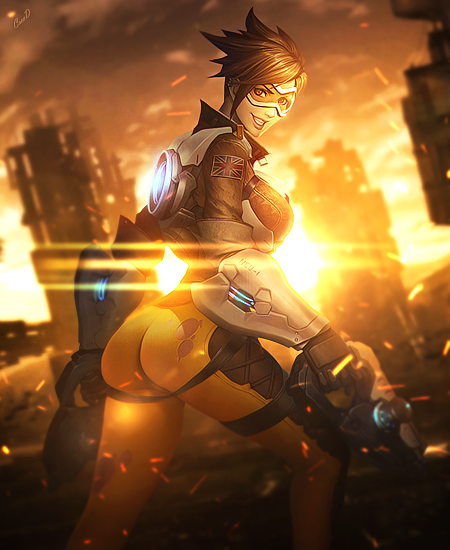 Overwatch Tracer Wallpaper by JPNinja426 on DeviantArt