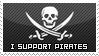 i support pirates stamp by Sunjo