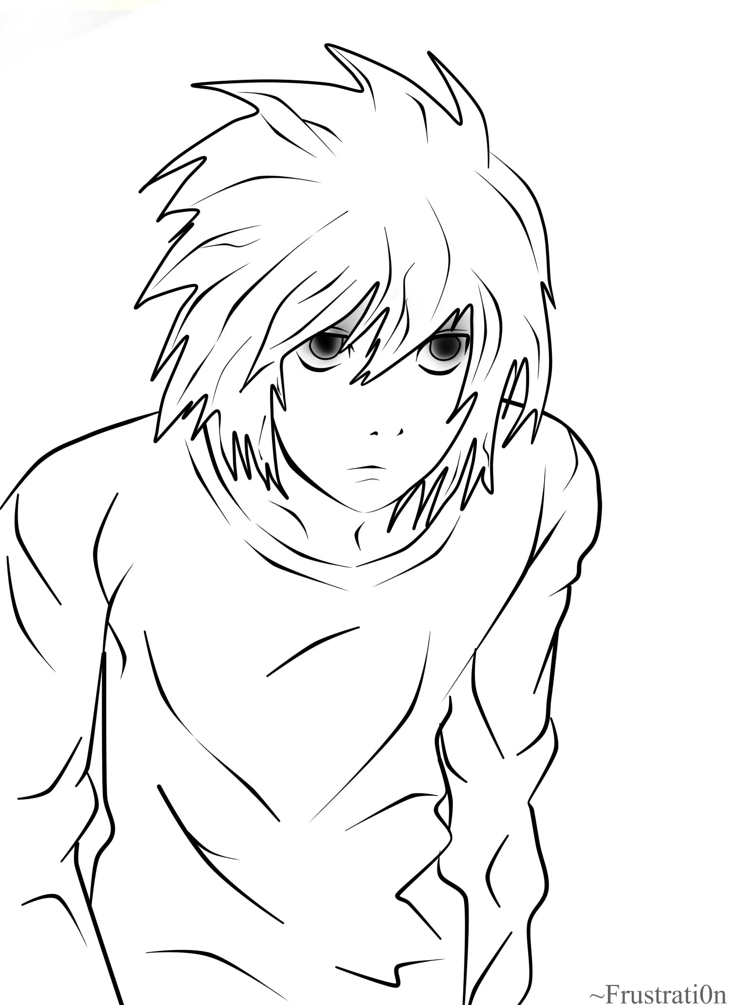 Ryuzaki Line-Art