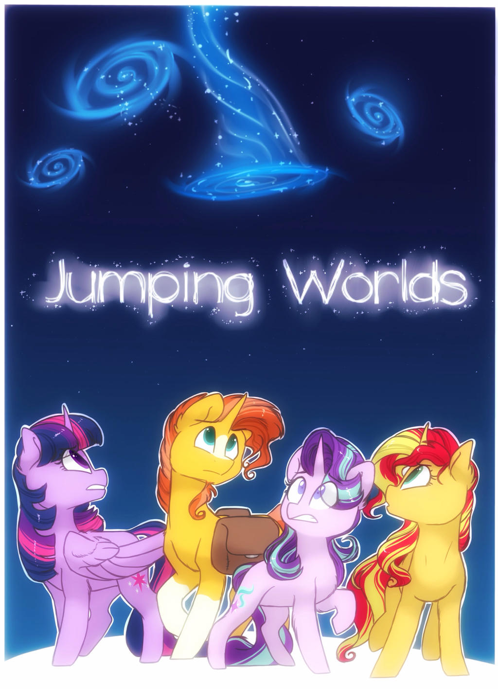 Jumping Worlds | Comic Cover