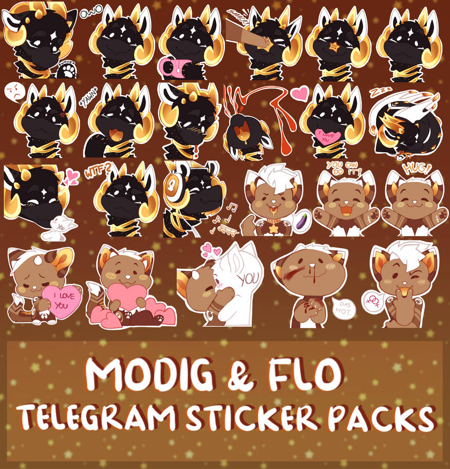 Modig + Flo | Telegram Stickers by TwistedHiccy on DeviantArt