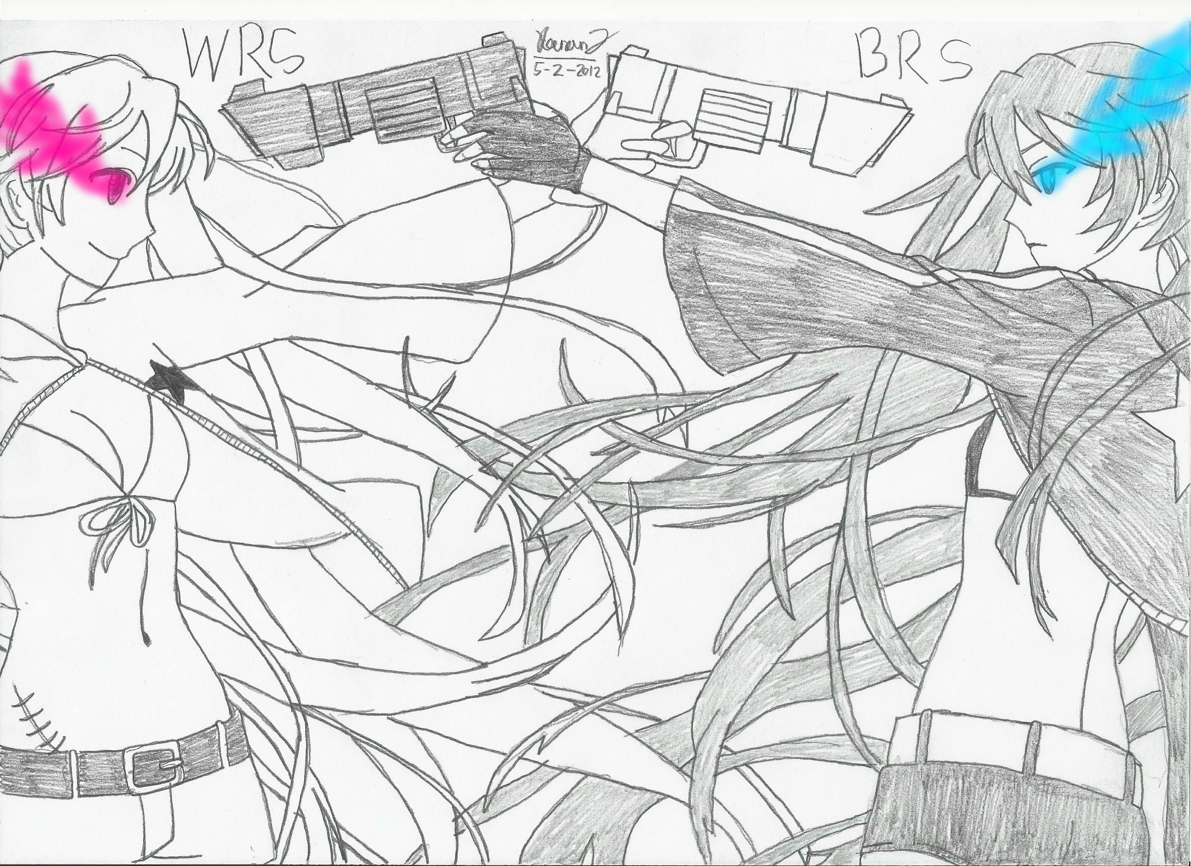 White Rock Shooter VS Black Rock Shooter