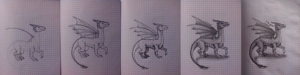 How to draw a dragon (tutorial) by Drenamiss on DeviantArt