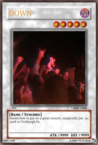 DOWN Yu Gi Oh Card by Hostile-Psycho on DeviantArt