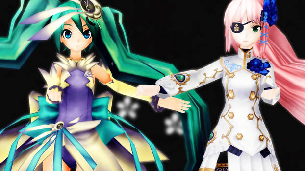 MMD Miku And Luka