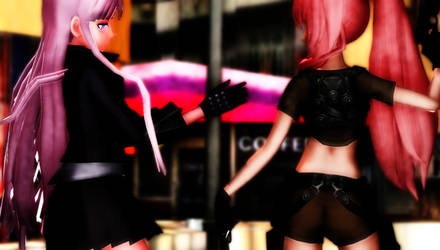 [MMD] Kirigiri Kyoko And Luka