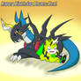 Lighdramon and Pulsemon