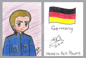 Germany - Chibi Art Card