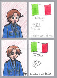 Italy - Chibi Art Card