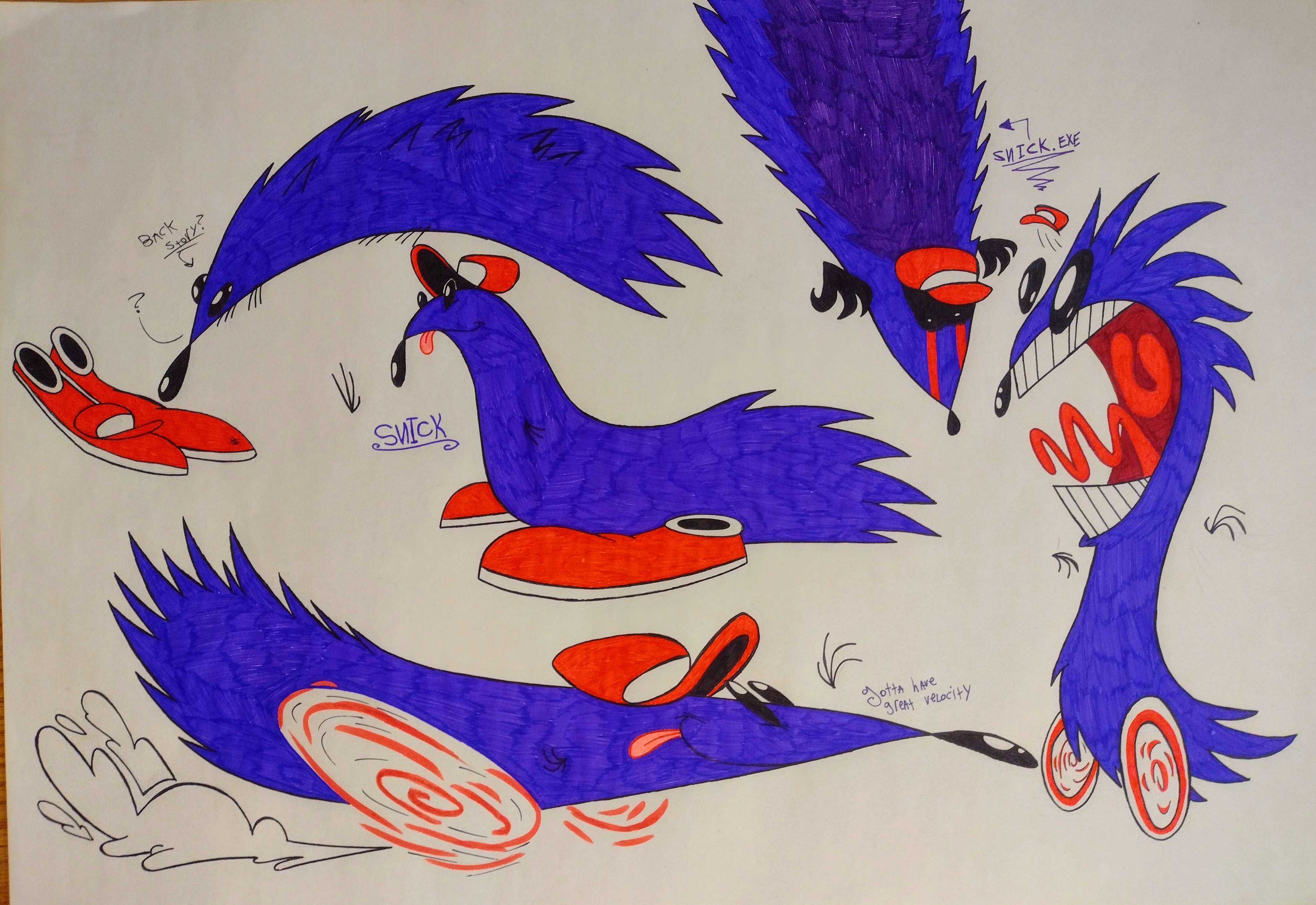 Snick Snick the Porcupine by ProfessorPuffNadder on DeviantArt