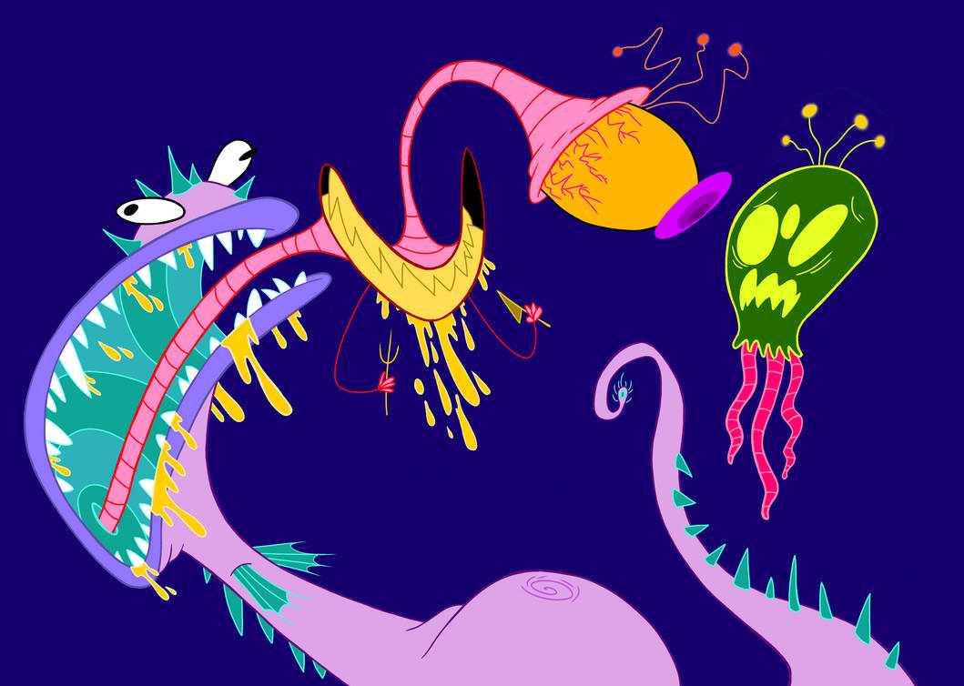 Buff Parasite Parasite by ProfessorPuffNadder on DeviantArt