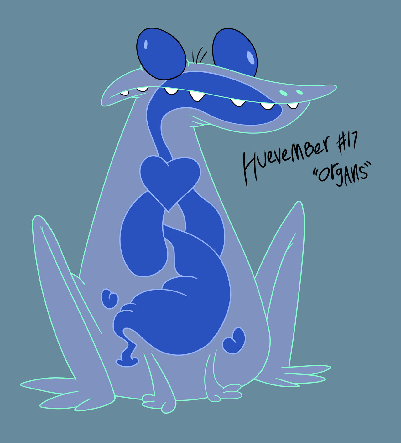 Huevember 17 - Cerulean by ProfessorPuffNadder on DeviantArt