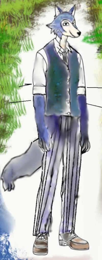 Legoshi form Beastars by TigerTimberLinhu123 on DeviantArt