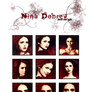 Nina Dobrev icon set