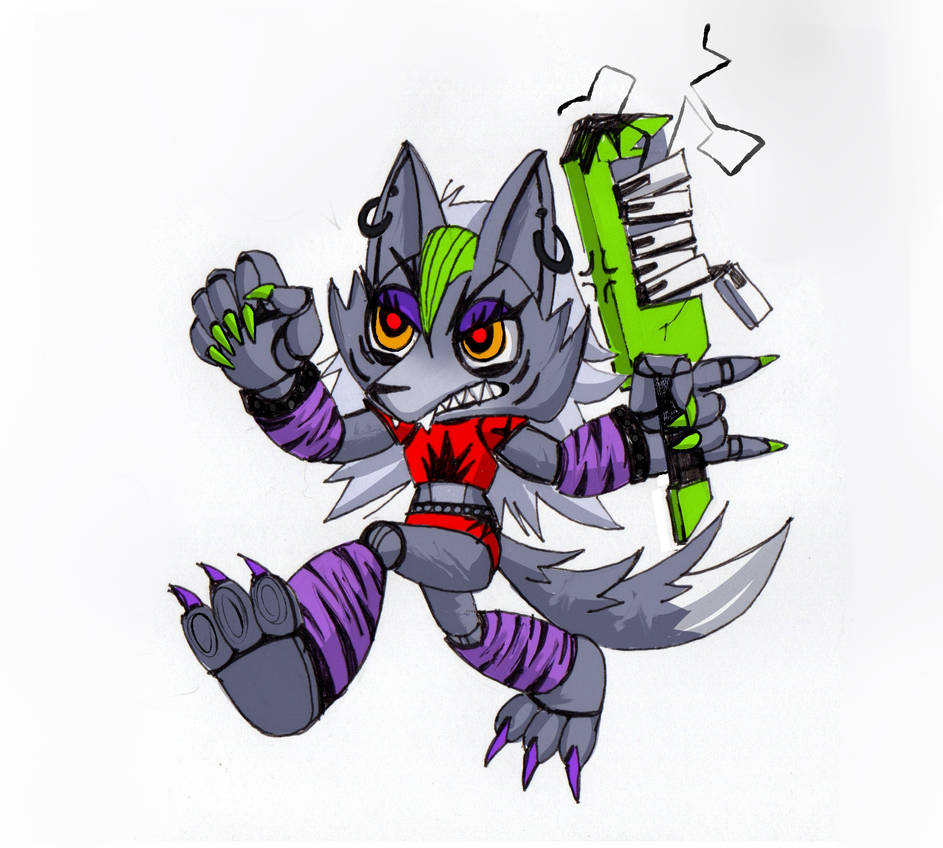 Cyber Wolf Roxy Roxy the wolf fanart by Daro1234frog on DeviantArt