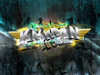 Katman Graphic 3D Text