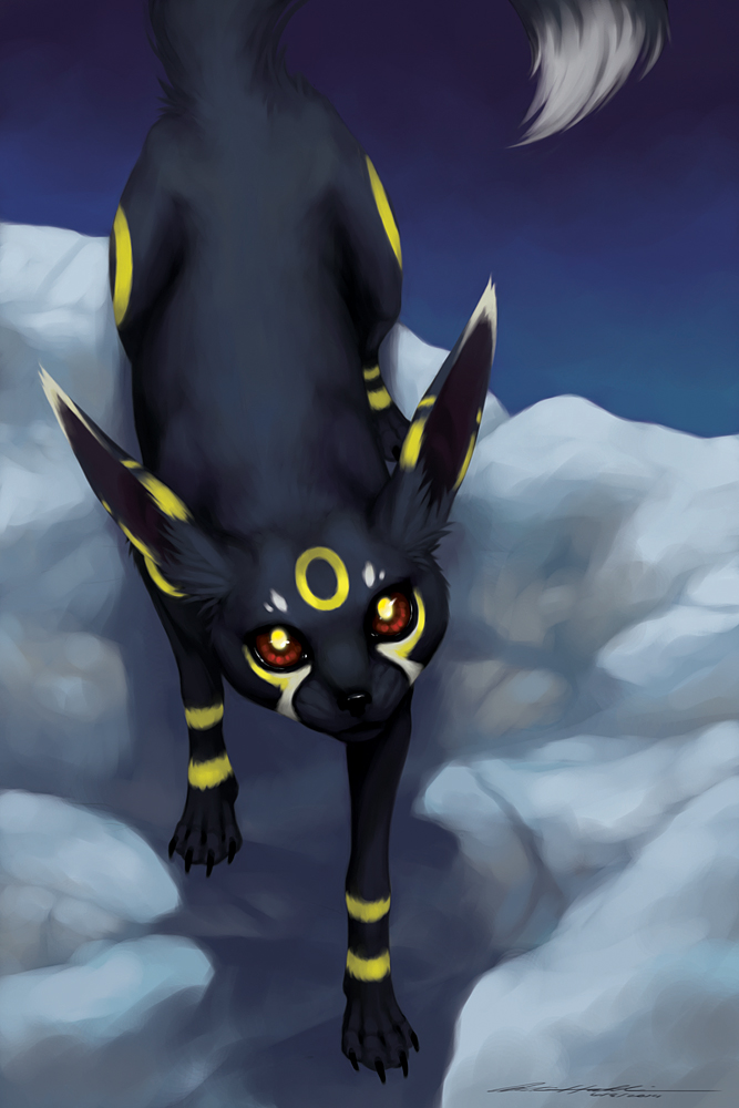 Umbreon from Eevee Evolution Series by AndromedaStudio on DeviantArt