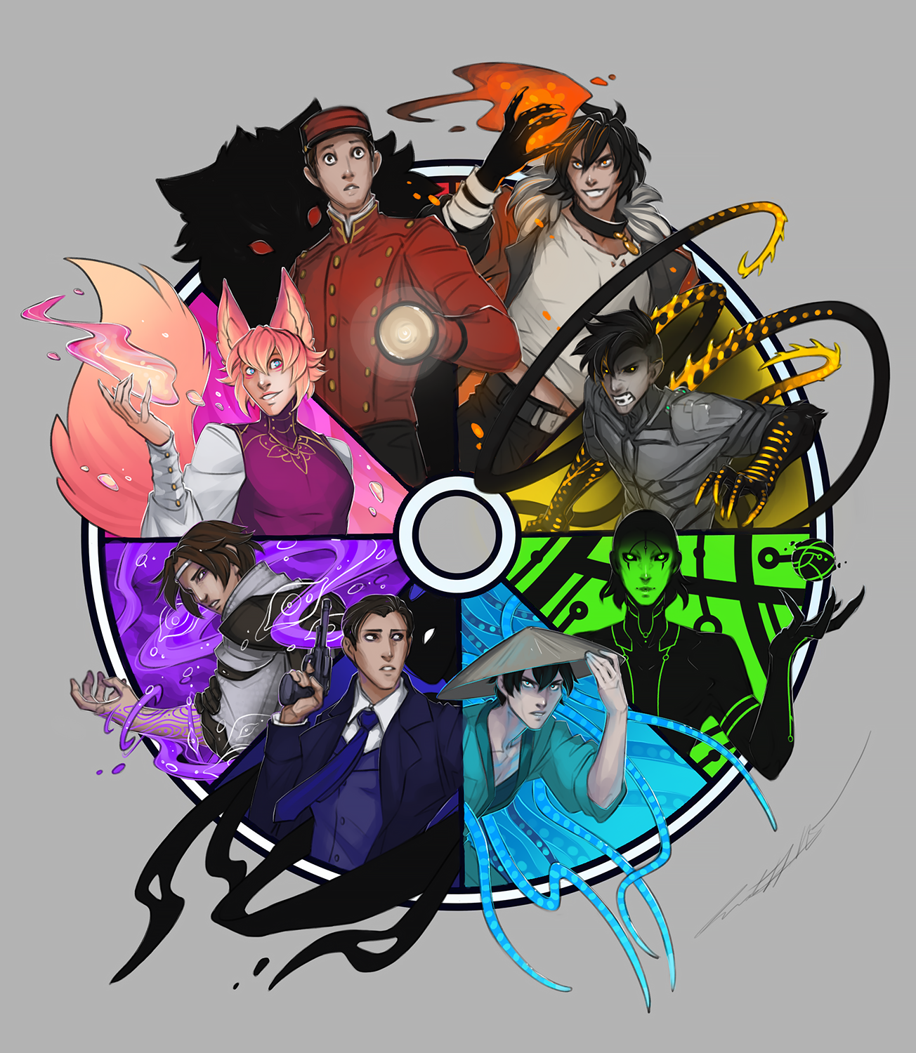 Color Wheel Challenge - Complete by Enothar on DeviantArt