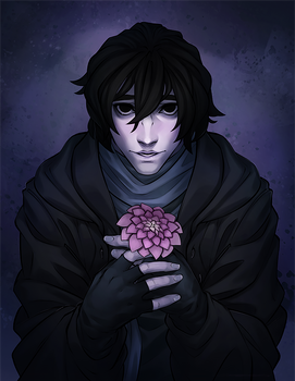 Valentine Sketch - A Little Less Dark