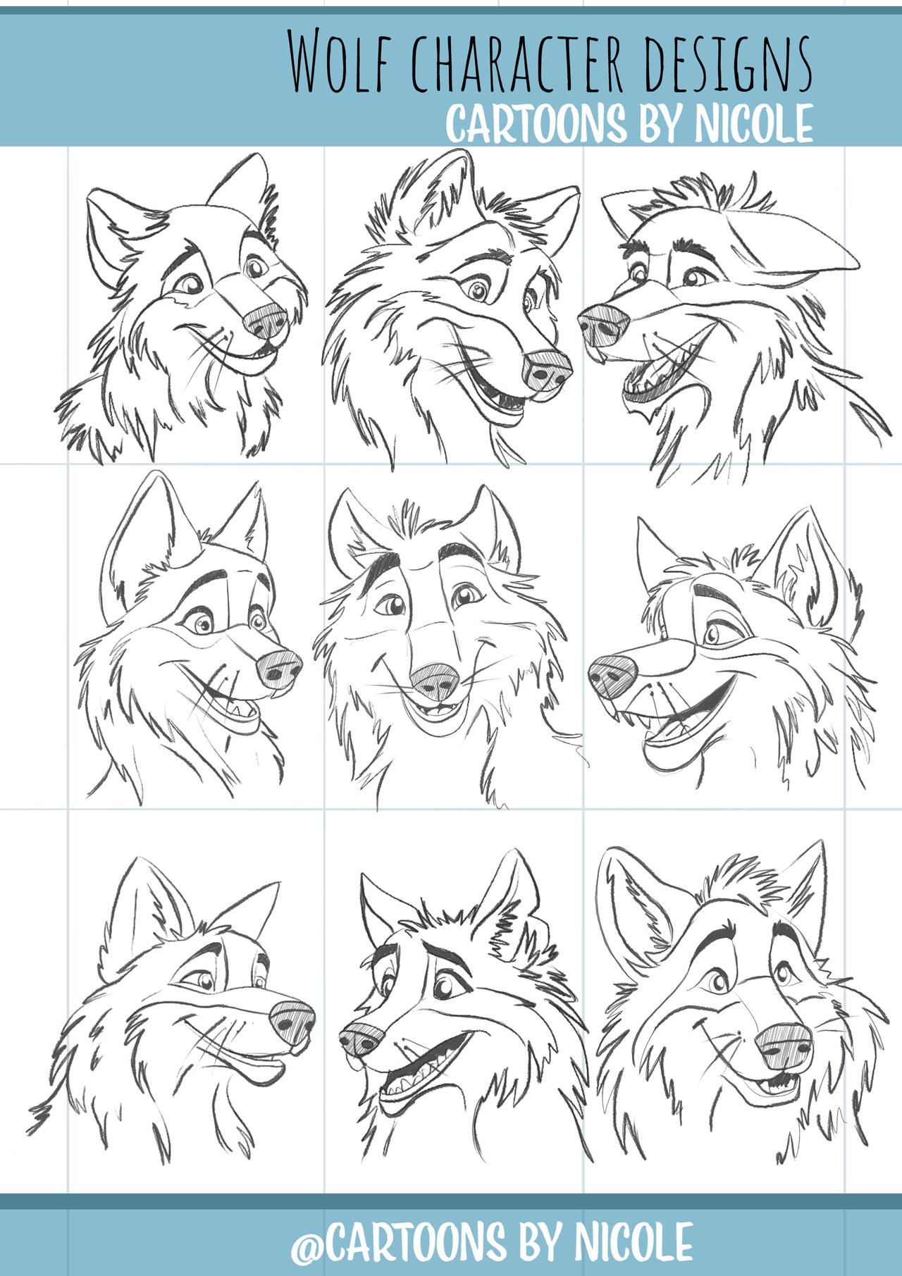 Wolf Character Design