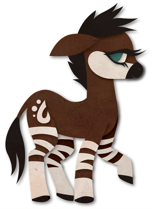 My Little Okapi by Sleepwalks on DeviantArt