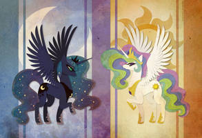 Celestia and Luna