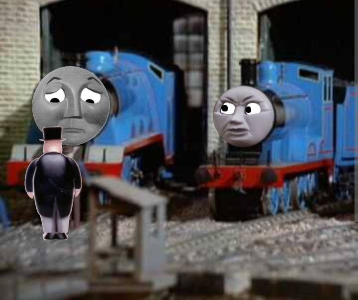 Gordon Front Grumpy Gordon in trouble for his trick by marvinthomastugsfan on DeviantArt