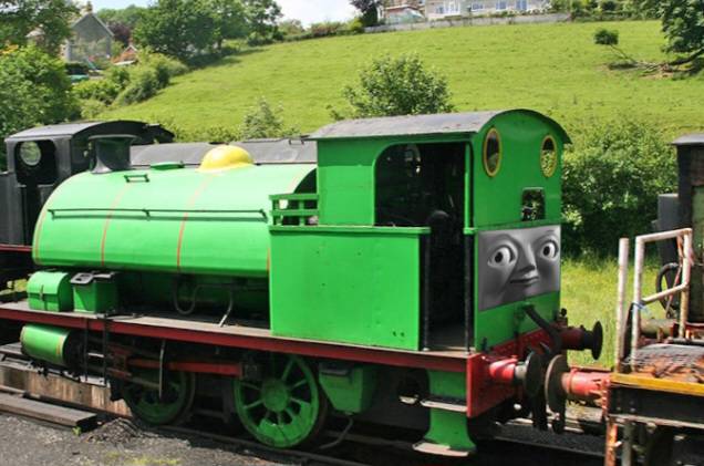 Tank Engine Back Tank engine but the face is on the back by marvinthomastugsfan on ...