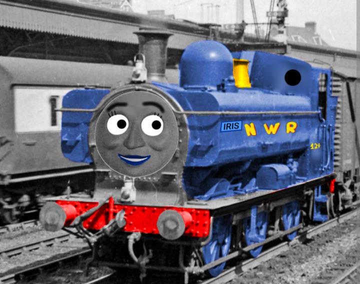 Iris the blue pannier tank engine (fixed) by marvinthomastugsfan on ...