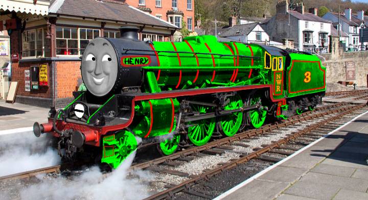 Fish Henry Engine Henry the green engine by marvinthomastugsfan on DeviantArt