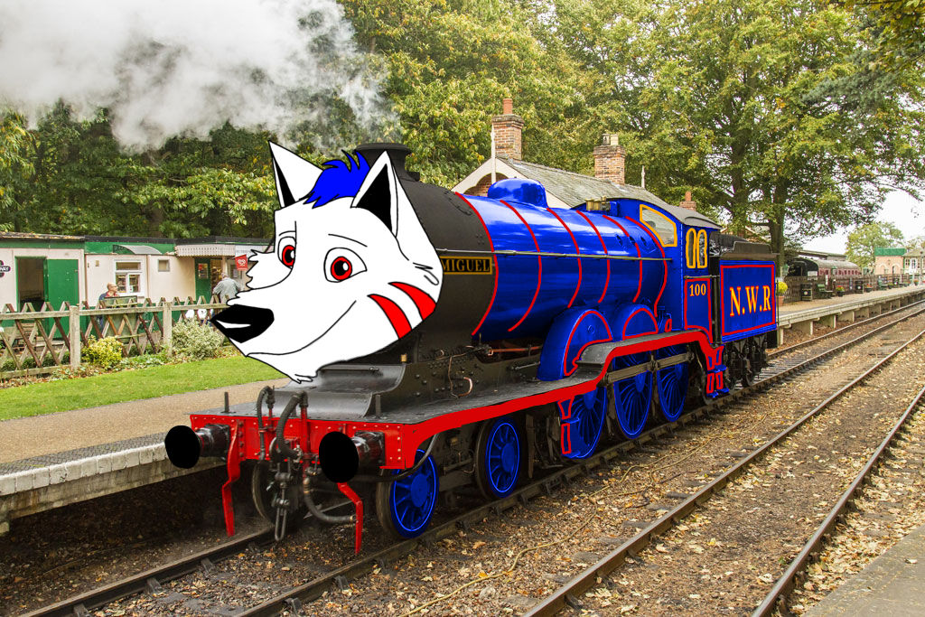 Miguel the wolf engine by marvinthomastugsfan on DeviantArt