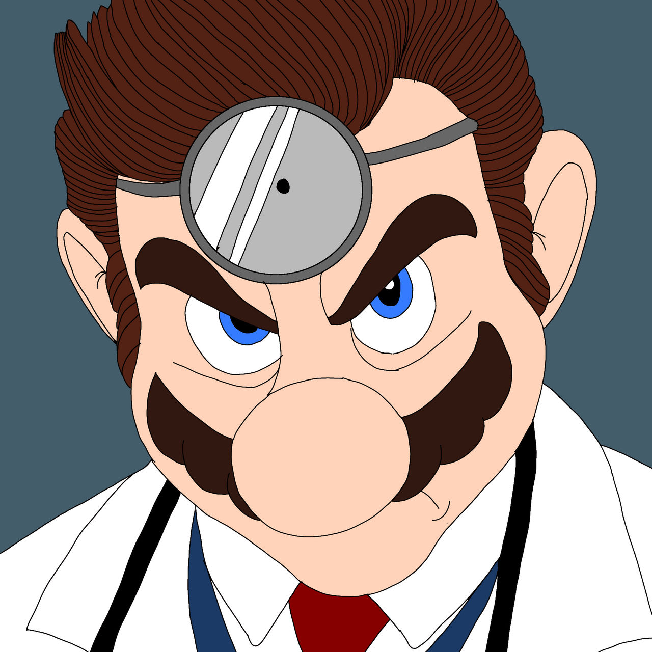 Dr Mario Cold Stare by marvinthomastugsfan on DeviantArt
