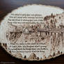Lord Of The Rings - Wood burning #2 (with quote)