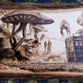 Doctor Who - Wood burning + quote