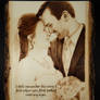 Couple's wedding portrait - Woodburning