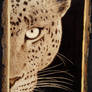 Leopard - woodburning