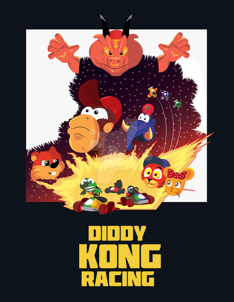 Diddy Kong Racing by vectorpiece on DeviantArt