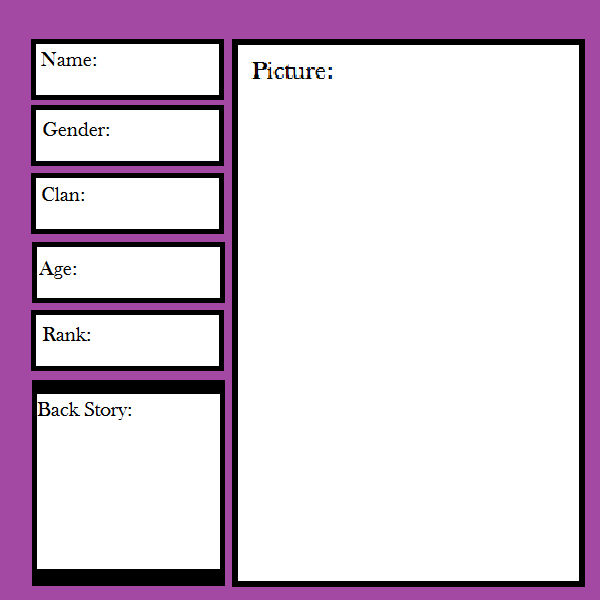 Warrior Cats RP Application by jodiepikachu on DeviantArt