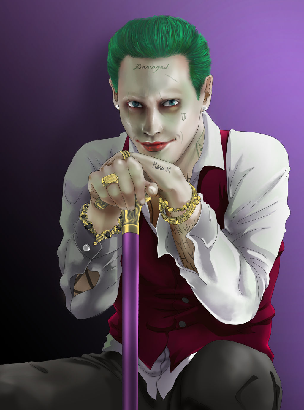 Joker - Jared Leto by Haru-Akira on DeviantArt