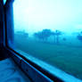 train and rain