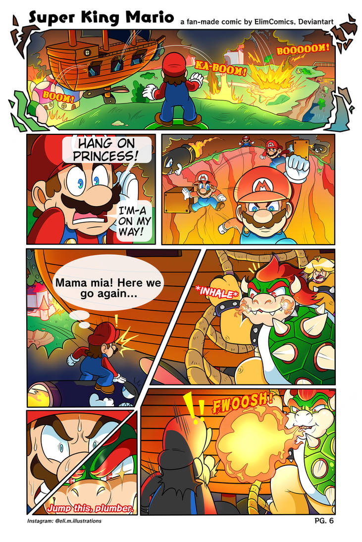 Super King Mario Comic (Page 6) by ElimComics on DeviantArt