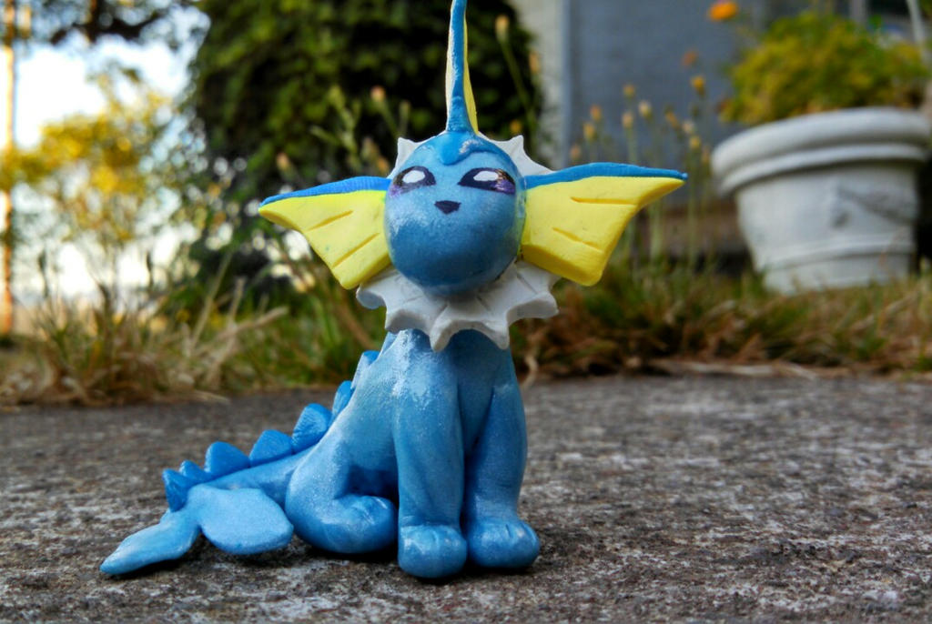 Vaporeon Pokemon Figure Photo 1 by SantelaDelta on DeviantArt