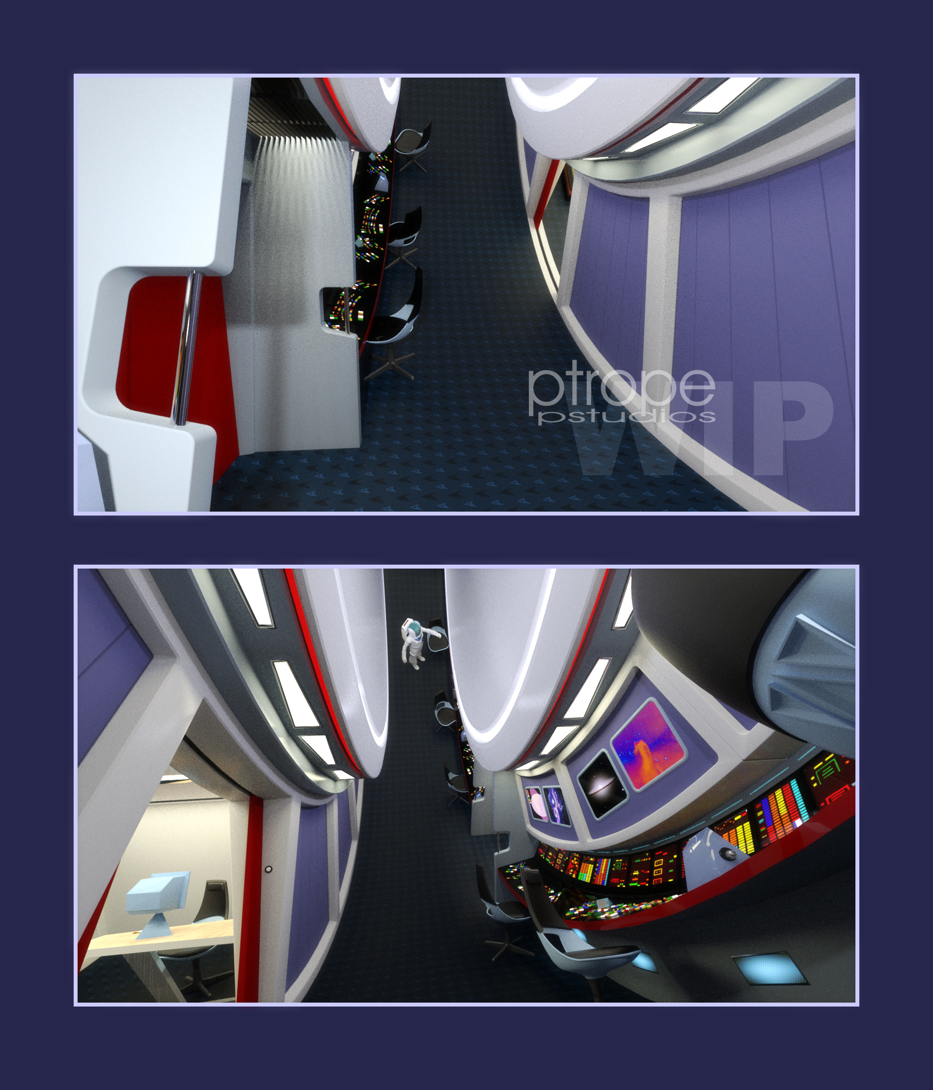U.S.S. Inception - WIP 2 by Ptrope