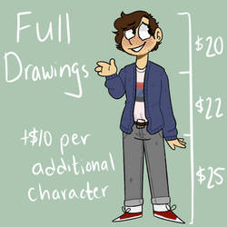 Full Drawing commissions