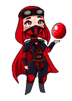 Skarlet (mortal kombat 11) chibi